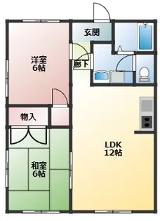 メゾン松永【1階】の間取り