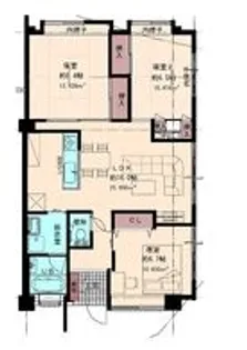 DS大東【1階】の間取り