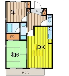 コートハウス光人館【1階】の間取り