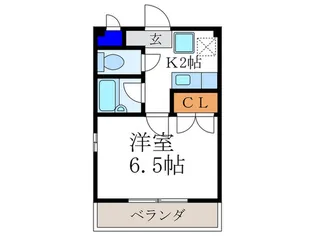 メゾン御所東【4階】の間取り