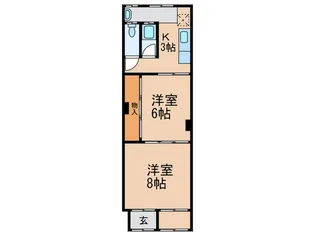 高匠マンション【2階】の間取り
