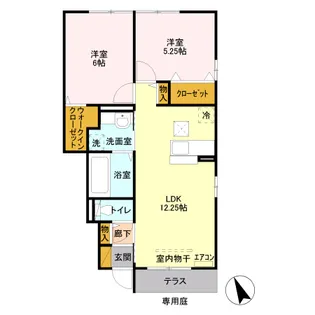 コネクタス【1階】の間取り