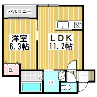 ベルン高砂【3階】の間取り