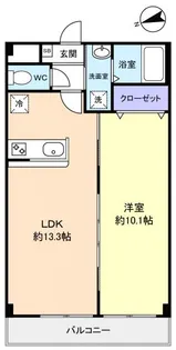 ソリス緑が丘【2階】の間取り