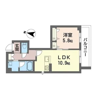 トリコロールK【SHM】【3階】の間取り