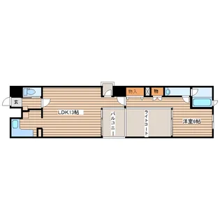 プレシャス二日町【4階】の間取り