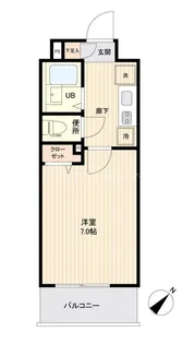ザ・レジデンス行徳III【2階】の間取り