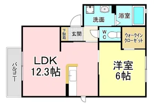 サン・ヴィレッジ C棟【2階】の間取り
