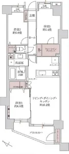 クレアホームズ小石川【3階】の間取り