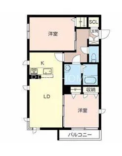 シャーメゾン拓【2階】の間取り