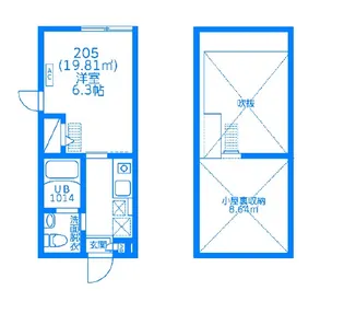 EQB菊名【1階】の間取り