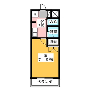 デアドルフハヤシ【3階】の間取り