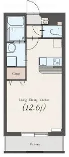 スタースクエア【4階】の間取り