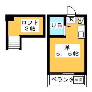 ピアエーコーひばりヶ丘【1階】の間取り