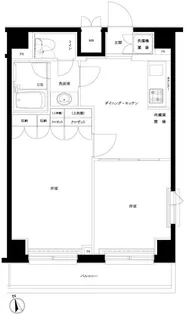 ルーブル大森六番館【8階】の間取り