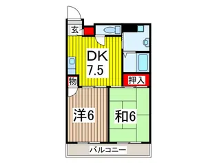 リバプール21【1階】の間取り