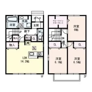 レーヴスクエアの間取り