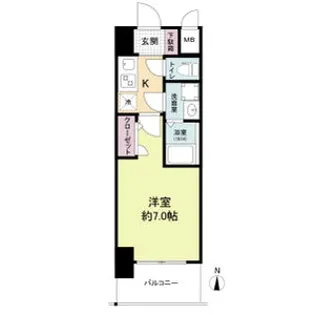 ライジングメゾン新大阪サウス【3階】の間取り