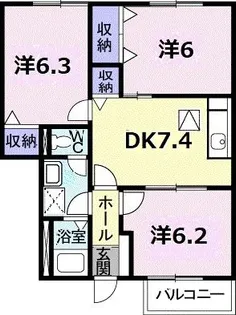 エモーション-21【1階】の間取り