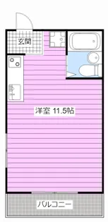 PERAコーポ【2階】の間取り
