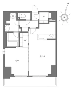 プライムメゾン千葉新町【9階】の間取り