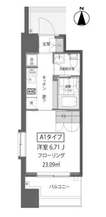 ガーデン蒲田【4階】の間取り