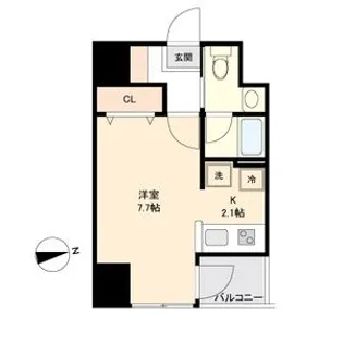 KDXレジデンス仙台駅東【2階】の間取り