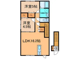 レガロI【2階】の間取り