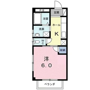 コーポみなみ2【1階】の間取り