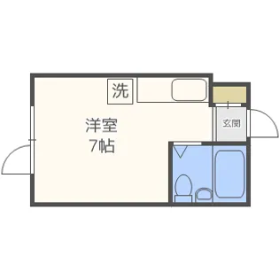 レジデンスオオミ25【4階】の間取り