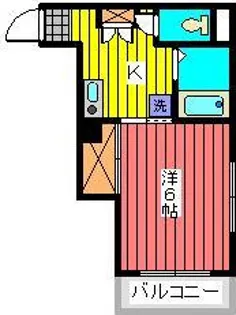 第二エクセルイン巣鴨【4階】の間取り