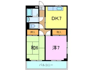 サンモール【2階】の間取り
