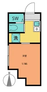 LandSitz六町【1階】の間取り