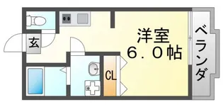 奥野ハイツ【1階】の間取り