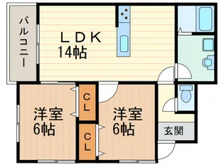 グラン シャリオ【1階】の間取り