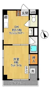 アクエリアス378【2階】の間取り