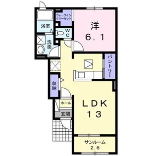 メイ・フラワー【1階】の間取り