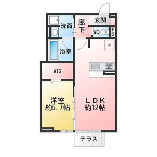 Sieben Yotsuya(ジーベンヨツヤ)【1階】の間取り