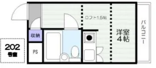 プリティ・メゾン【2階】の間取り