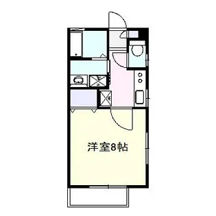 ホワイト・パレス・レターズ【1階】の間取り