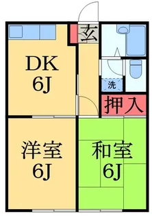 プレザントハイツ【2階】の間取り