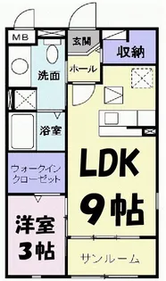 ラ・プリマベーラ越谷2【1階】の間取り