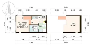 ハーモニーテラス徳丸【2階】の間取り