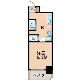 ライオンズマンション新栄【8階】の間取り