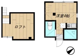 アーバンプレイス新宿北【2階】の間取り