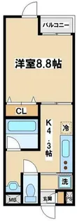 サンパラッツオ六番館【5階】の間取り
