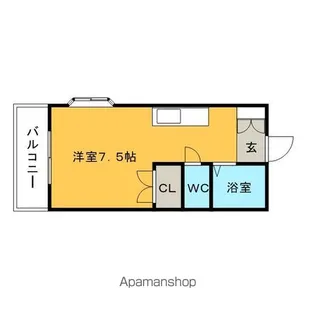 プロスパーヤマシタII【4階】の間取り