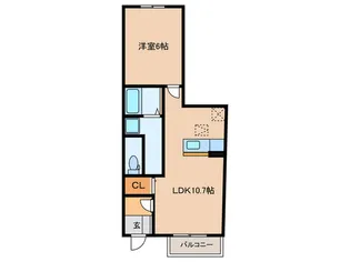 ソレイユ丸塚【1階】の間取り