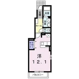 プランドール【1階】の間取り