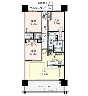 プレミスト茨木双葉町【4階】の間取り